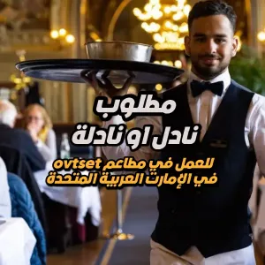 مطلوب نادل او نادلة للعمل لدى مطاعم OUTSET في الإمارات