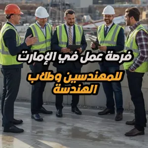 فرصة عمل مميزة للمواطنين الإماراتيين – مهندس مبتدئ / طالب هندسة
