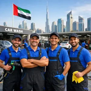 مطلوب عمال غسيل سيارات للعمل في مغسلة سيارت حديثة في الفجيرة برواتب ممتازة وإكراميات يومية ممتازة في الإمارات العربية المتحدة