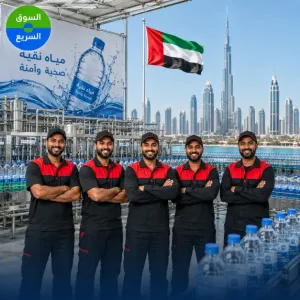 مطلوب عمال تعبئة وتعليف للعمل في مصنع إنتاج مياه صحية في الإمارات وبرواتب ممتازة - السكن متوفر مجانآ - يقوم المصنع بتوفير الإقامة الإماراتية للعاملين